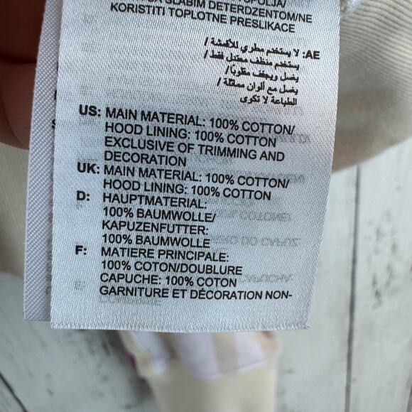 Adidas  x Thebe Magugu Multi All Over Print Crop Hoodie HM1884 Plus Size 1X - Picture 7 of 15